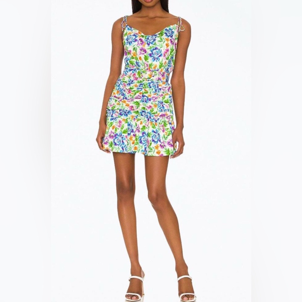 Women’s For Love And Lemons Miranda Belted Mini Dress/ Size M